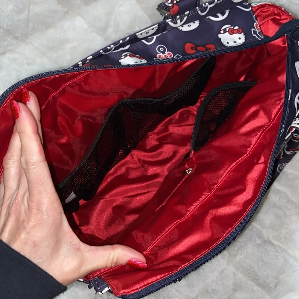 RARE EUC Jujube x hello kitty our to sea diaper bag